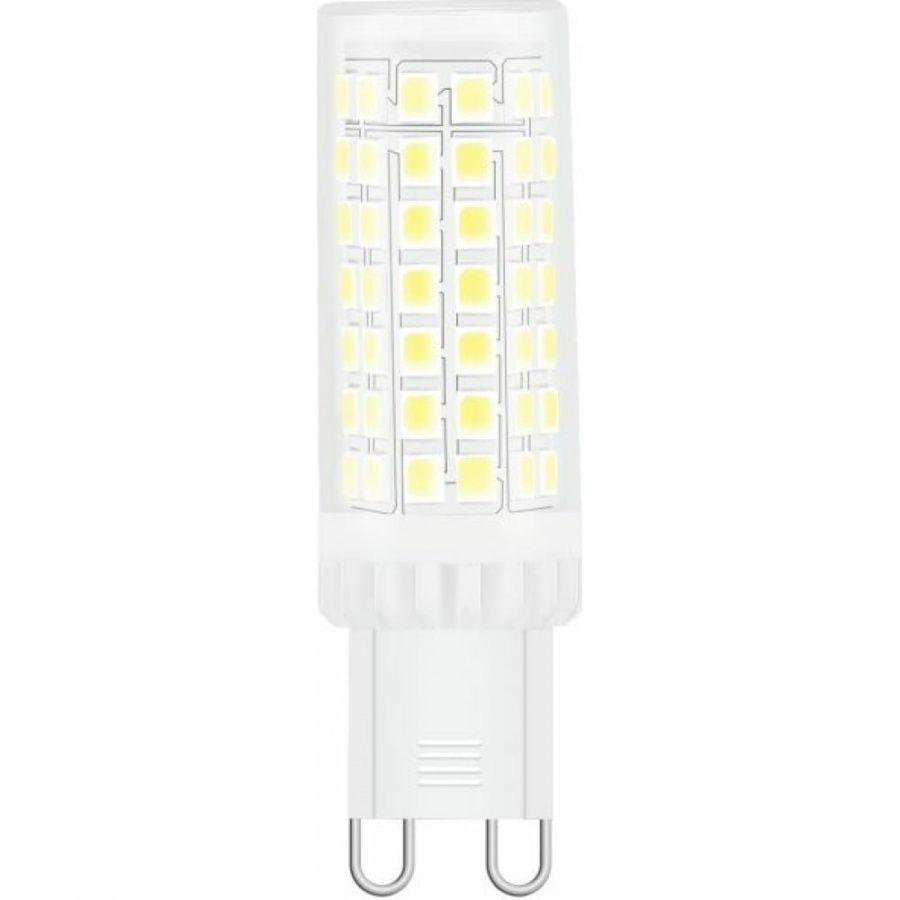 Лампа Gauss G9, AC185-265V, 6W, 770lm, 4100K, керамика, LED
