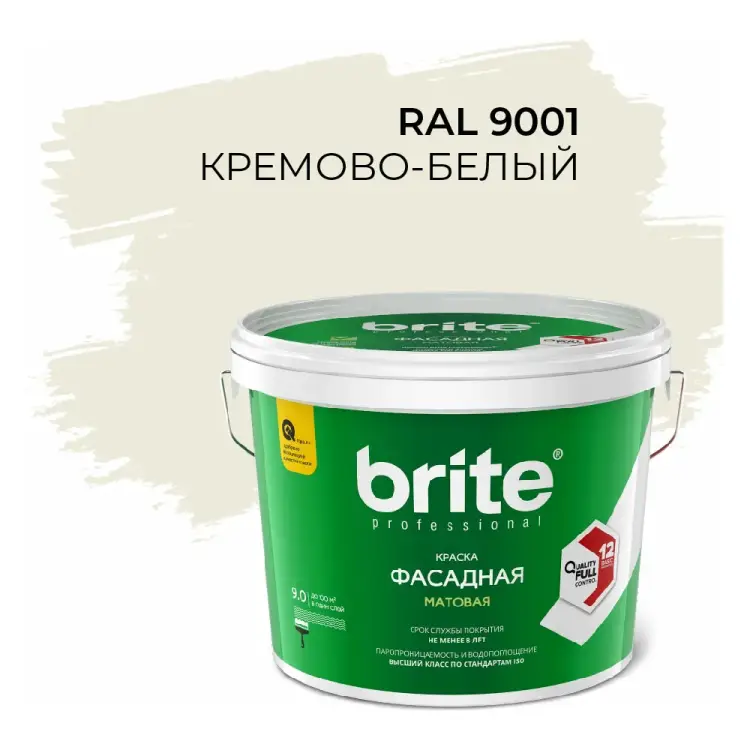 Краска фасадная BRITE PROFESSIONAL О05682 Краска фасадная BRITE PROFESSIONAL О05682