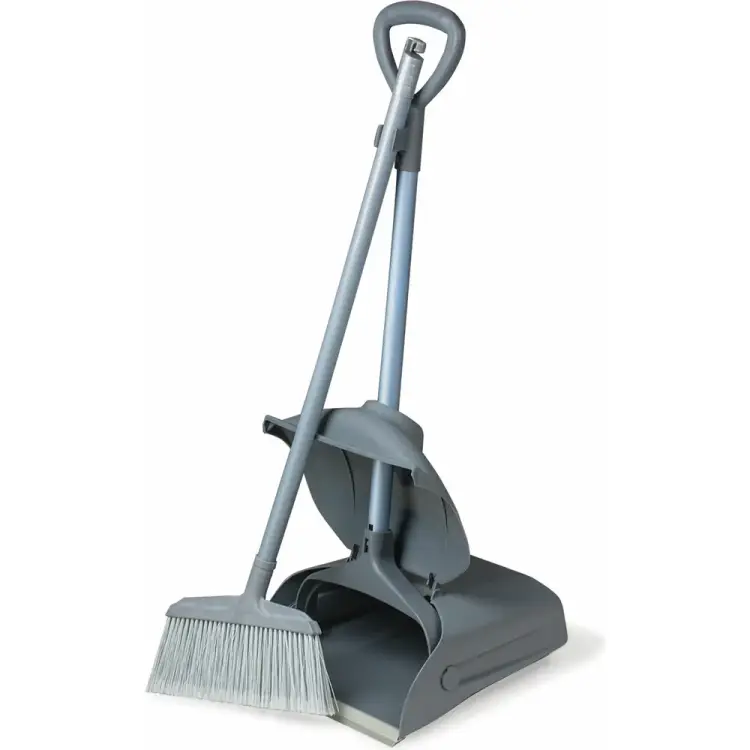 Закрывающийся совок с щеткой для мусора LAIMA PROFESSIONAL 601508