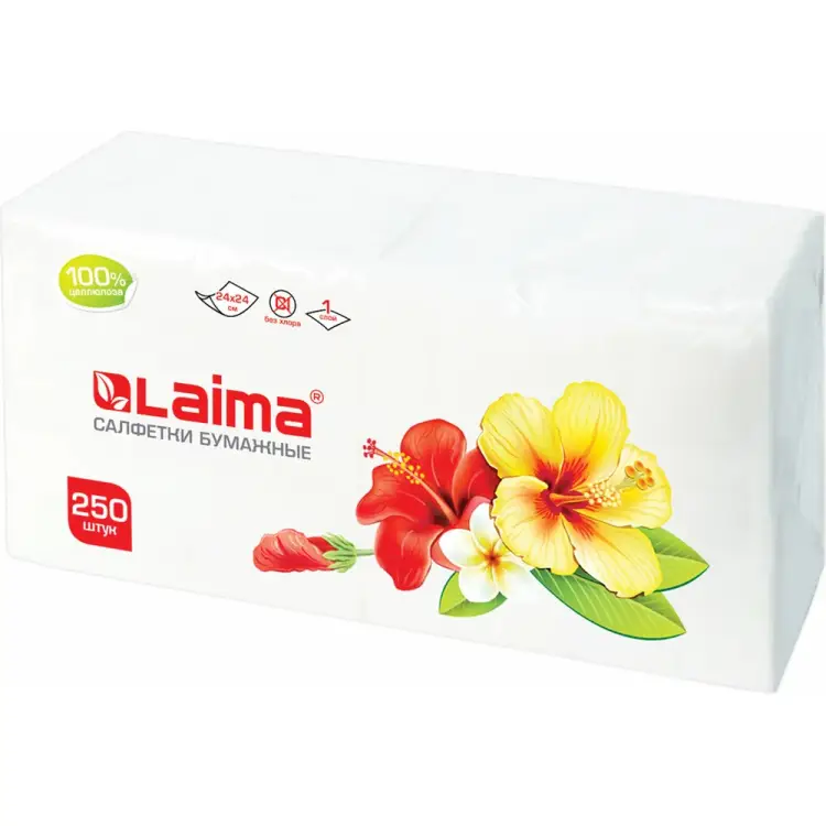 Бумажные салфетки LAIMA 128728 Бумажные салфетки LAIMA 128728