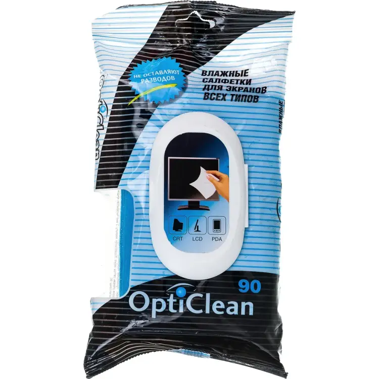 Очищающие салфетка для экранов всех типов OPTICLEAN OPTI CLEAN 48132