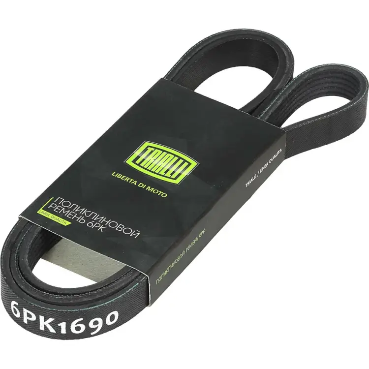 Ремень приводной для автомобилей УАЗ 3160 c A/C TRIALLI 6PK1690 Ремень приводной для автомобилей УАЗ 3160 c A/C TRIALLI 6PK1690