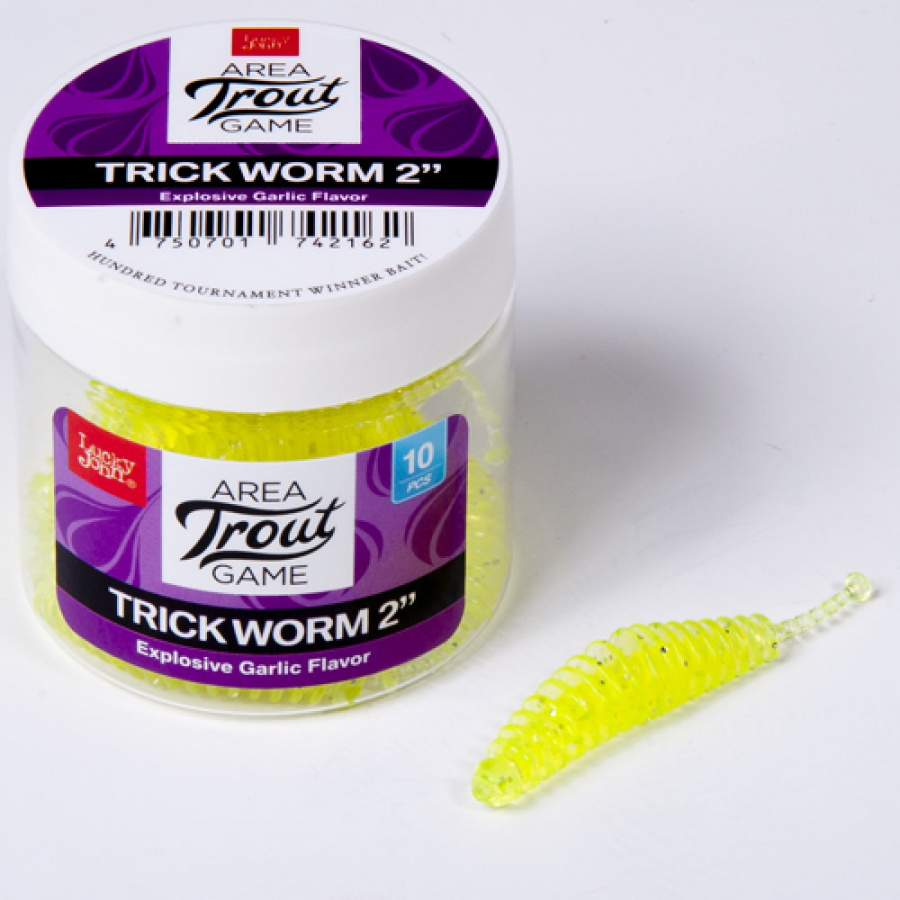 Съедобные искусственные слаги Lucky John LJ Pro Series TRICK WORM