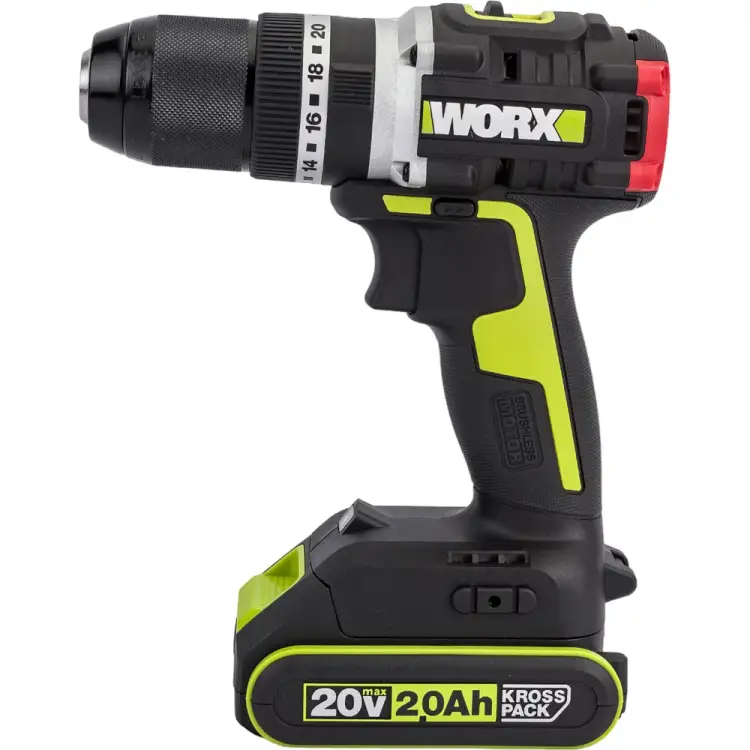 Аккумуляторный ударный бесщеточный дрель-шуруповерт WORX Professional Professional WU369