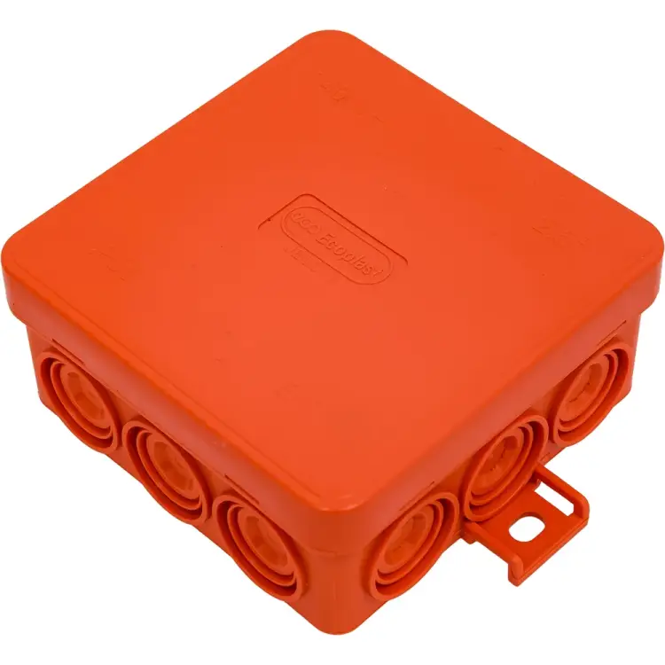 Огнестойкая коробка для открытой проводки Экопласт JBL085 43155HF