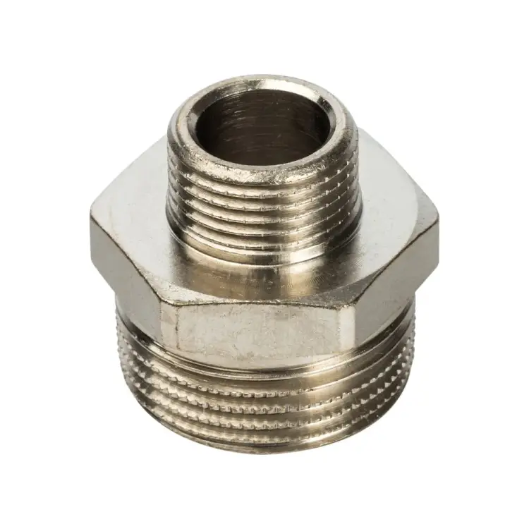 Переходной никелированный ниппель STOUT RG008Q0OCNPRLS