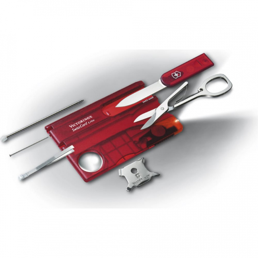 Швейцарская карточка Victorinox SwissCard Lite Red