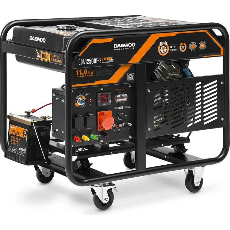 Бензиновый генератор DAEWOO GDA 12500E-3 Бензиновый генератор DAEWOO GDA 12500E-3