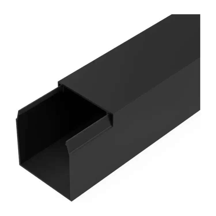 Кабель-канал Промрукав черный 2-й замок в п/э 40x40 2м PR03.0216