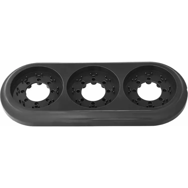 Трехместная рамка BYLECTRICA РЕТРО ЮЛИГ.735212.472черный