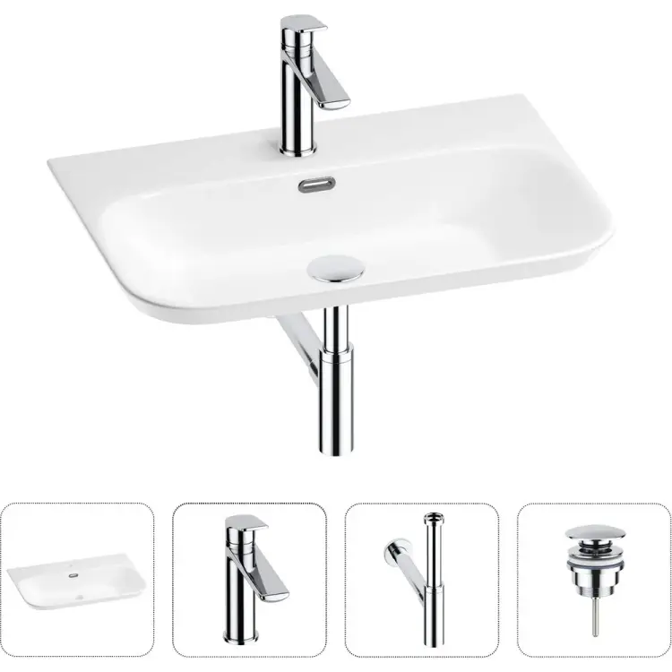 Раковина для ванной Wellsee Eclatant 2.0 201003781