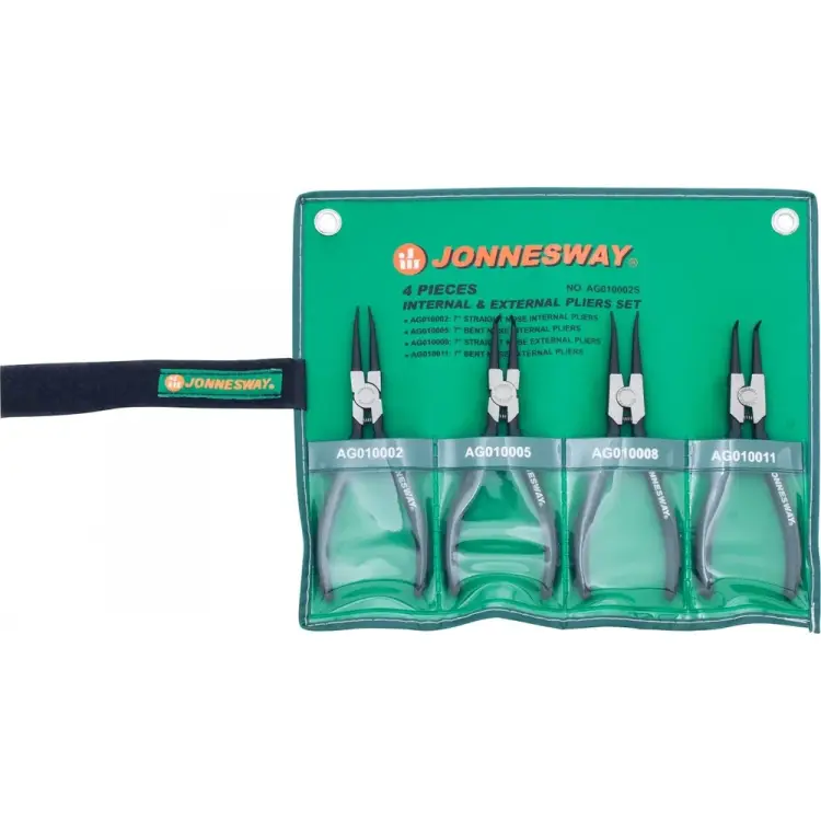 Универсальный набор щипцов для стопорных колец Jonnesway AG010002S 46589