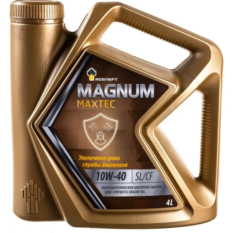 Полусинтетическое моторное масло Роснефть Magnum Maxtec 10W-40 SL-CF 40814742