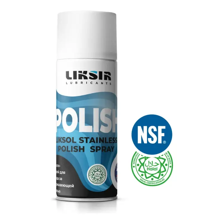 Полироль LIKSIR LIKSOL STAINLESS POLISH A7 Spray 500108