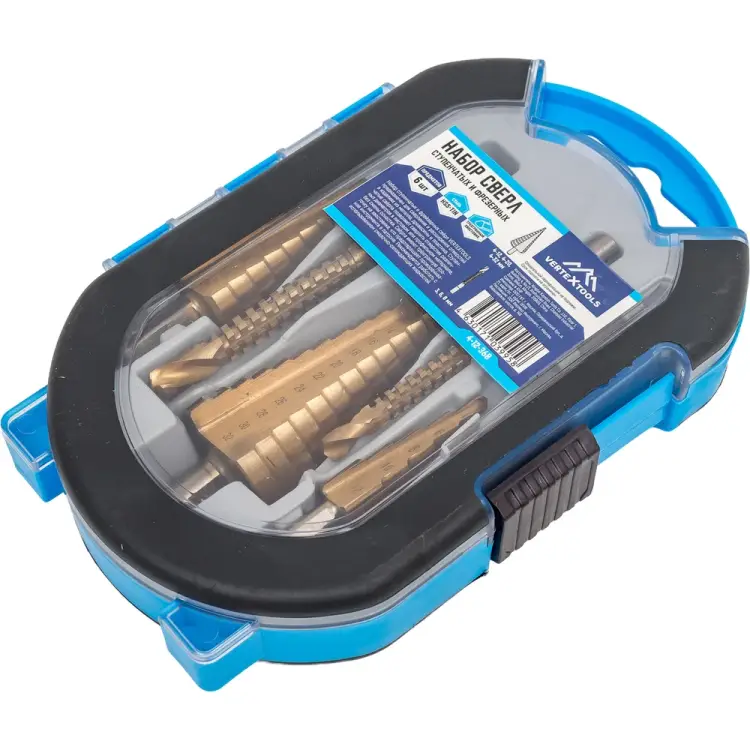 Набор сверл vertextools 4-12-0368