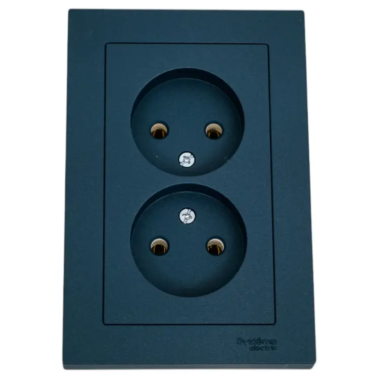Двойная розетка Systeme Electric AtlasDesign ATN000820
