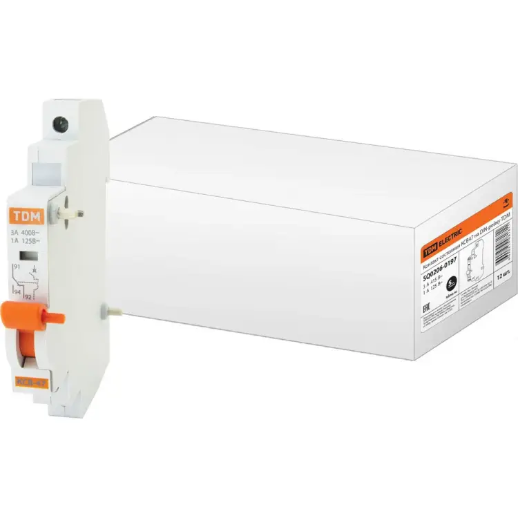 Контакт состояния на DIN-рейку TDM ELECTRIC КСВ47 SQ0206-0197