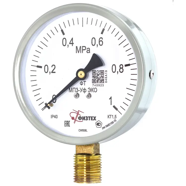 Манометр ПО Физтех, АО МП3-Уф 4687205178480