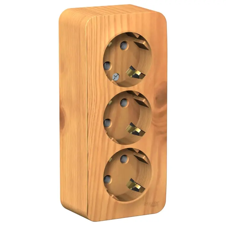 Трехместная розетка Systeme Electric BLANCA BLNRA010315