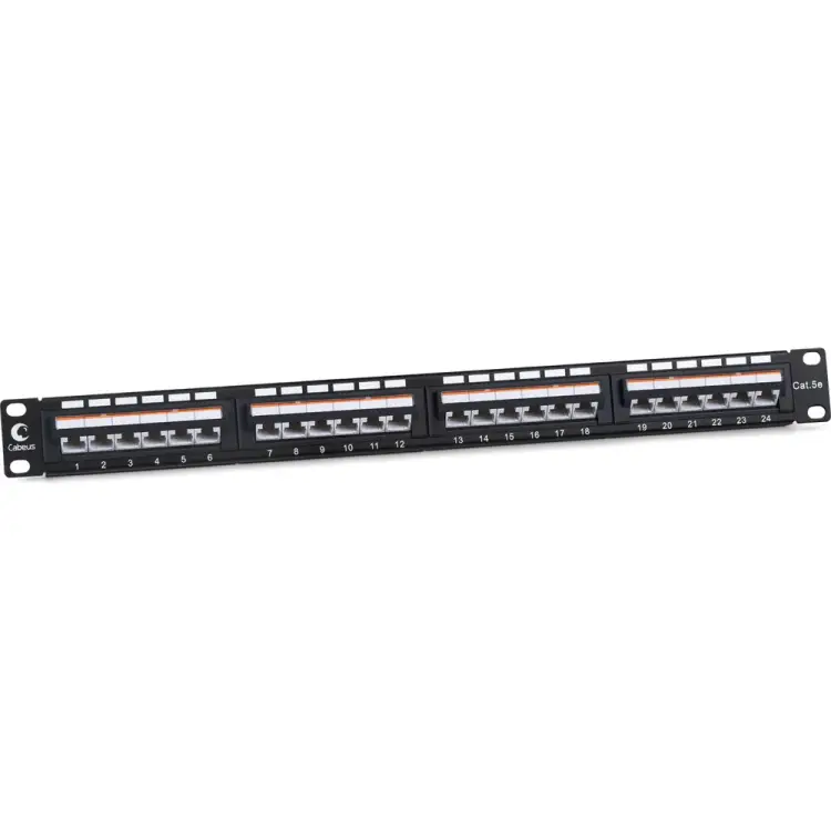 Патч-панель Cabeus PLAN-24-Cat.5e-Dual Патч-панель Cabeus PLAN-24-Cat.5e-Dual