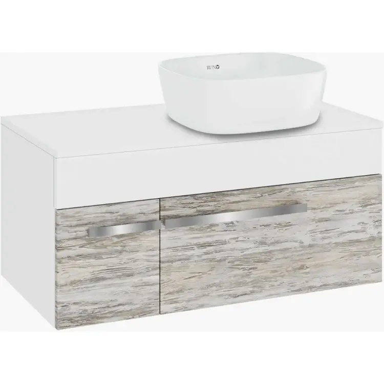 Подвесная тумба под умывальник Moduo Square 50/Гамма 56 Runo Вудлайн 100 00-00001011 Подвесная тумба под умывальник Moduo Square 50/Гамма 56 Runo Вудлайн 100 00-00001011