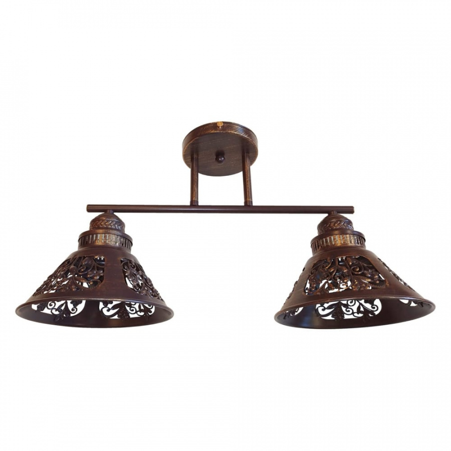 Люстра JUPITER LIGHTING ржа-2х60W