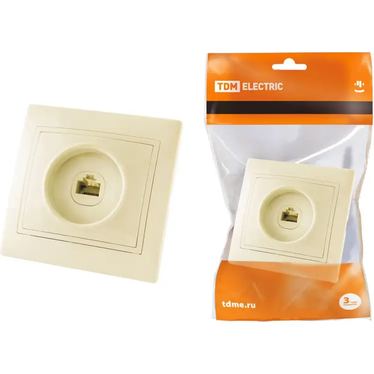 Телефонная розетка TDM ELECTRIC Таймыр SQ1814-0120