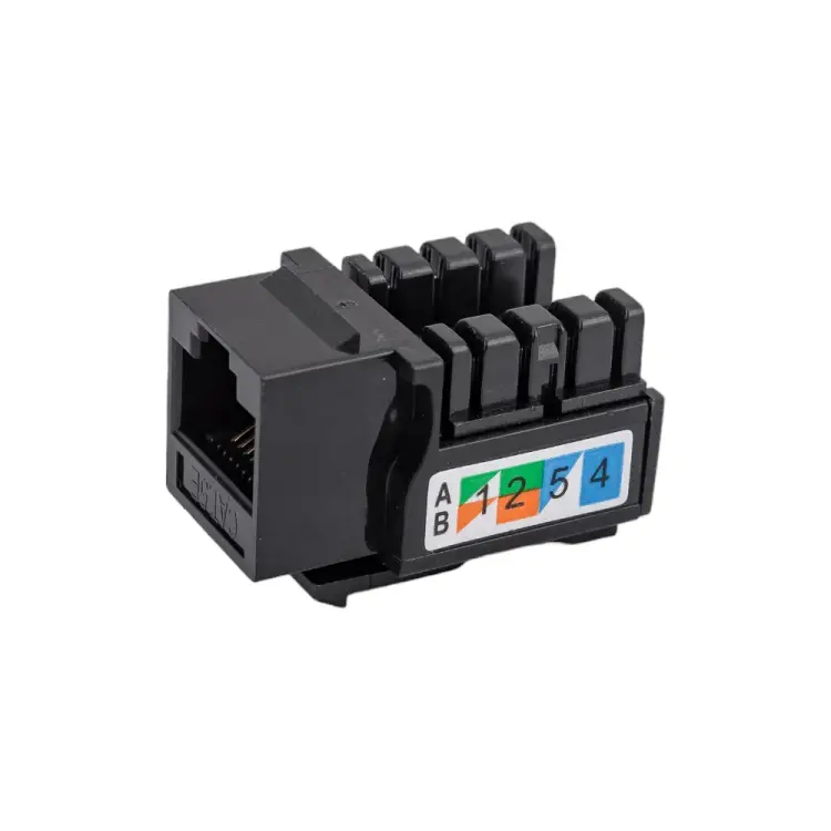 Вставка keystone Cabeus KJ-RJ45-Cat.5e-90-BK
