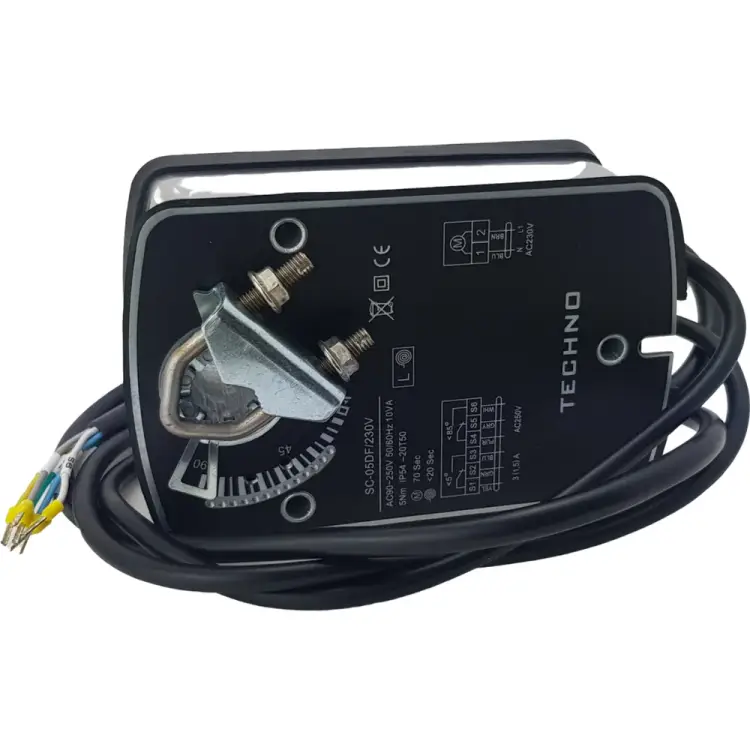 Электропривод воздушной заслонки TECHNO SC-05DF/230V 210510 Электропривод воздушной заслонки TECHNO SC-05DF/230V 210510