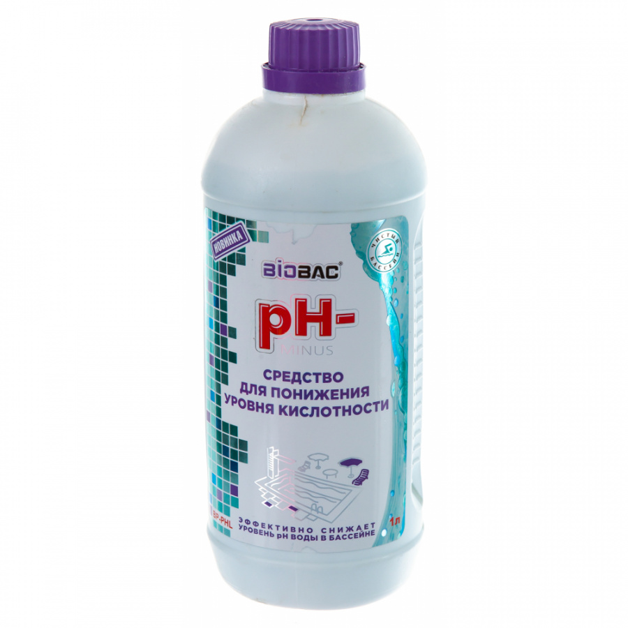 Жидкий средство для понижения уровня кислотности БиоБак pH- МИНУС