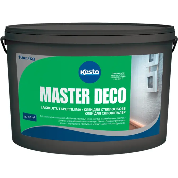 Готовый клей для стеклообоев Kesto MASTER DECO 80645 Готовый клей для стеклообоев Kesto MASTER DECO 80645
