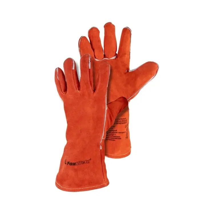 Спилковые термостойкие краги Foxweld Мастер 7307