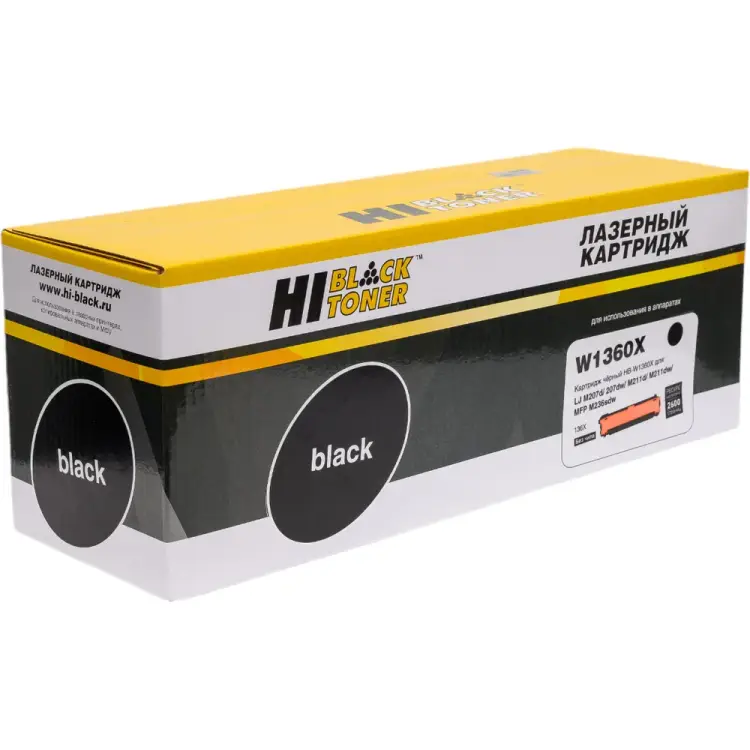 Картридж для HP LaserJet M207/M211/M236 Hi-Black W1360X / HP 136X HB-W1360X-NC
