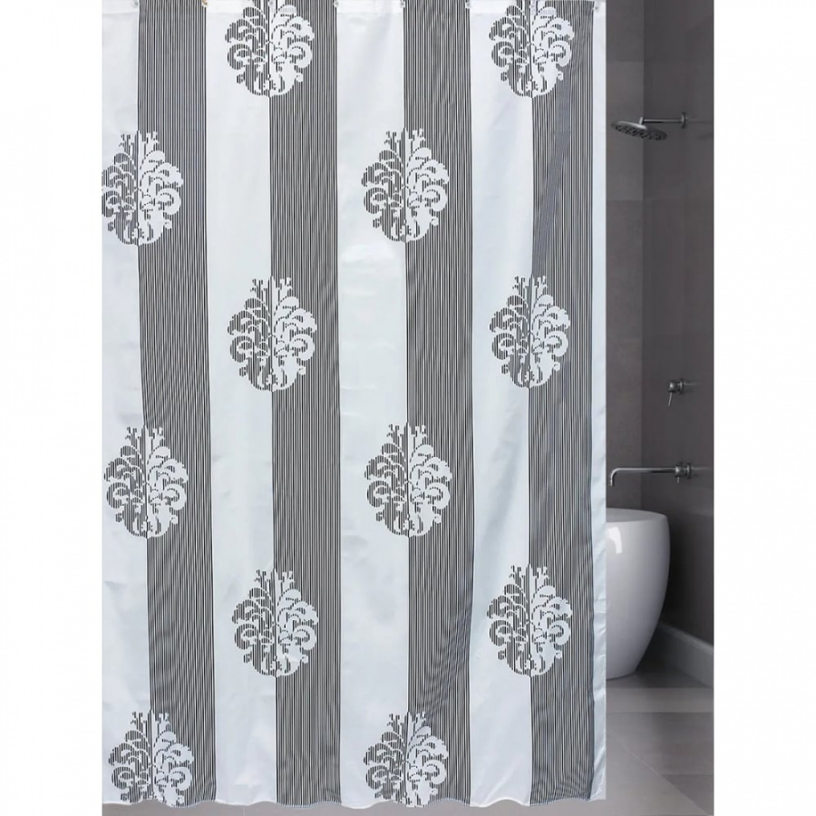 Штора для ванной комнаты Bath Plus Damask Strtipe