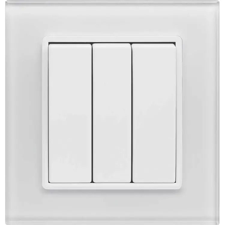 Трехклавишный выключатель Vesta Electric Exclusive White FVK050312BEL