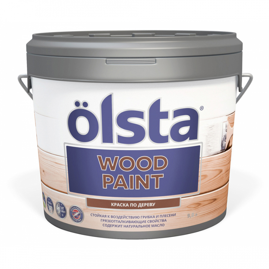 Краска для деревянных поверхностей Olsta Wood paint