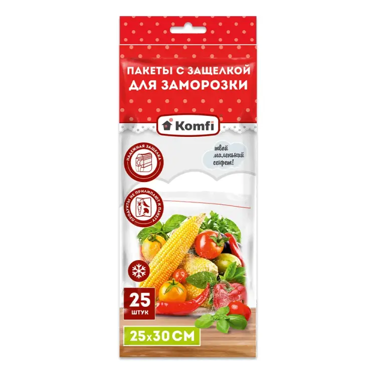 Пакеты для заморозки Komfi 116975 Пакеты для заморозки Komfi 116975