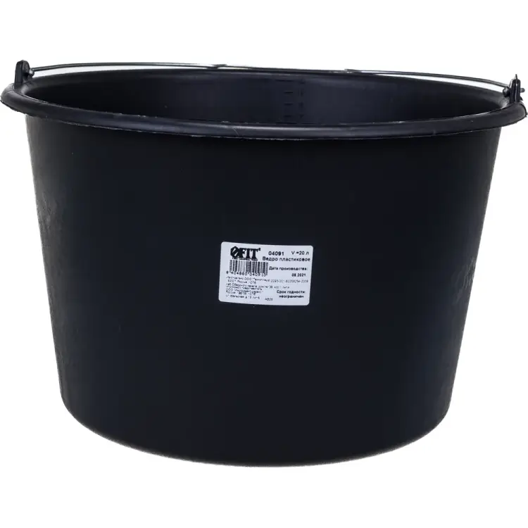 Пластиковое ведро для перемешивания раствора FIT Т-06392 04091 Пластиковое ведро для перемешивания раствора FIT Т-06392 04091