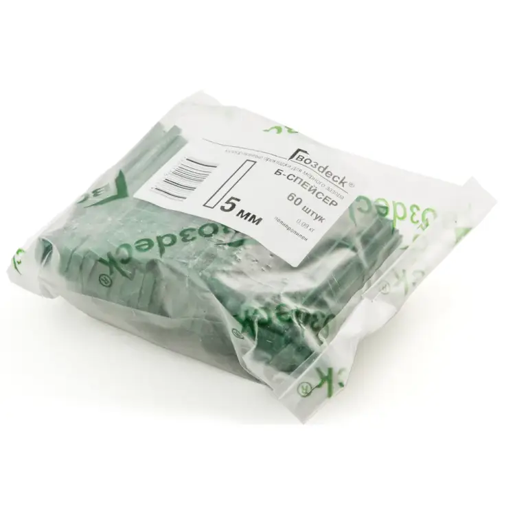 В-спейсер для террасной доски Гвозdeck №5 6000B005PP00WG12