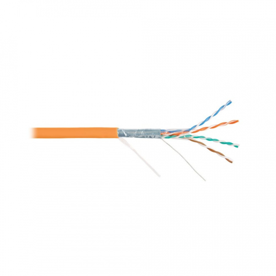 Одножильный кабель F/UTP NIKOLAN NKL 4200C-OR