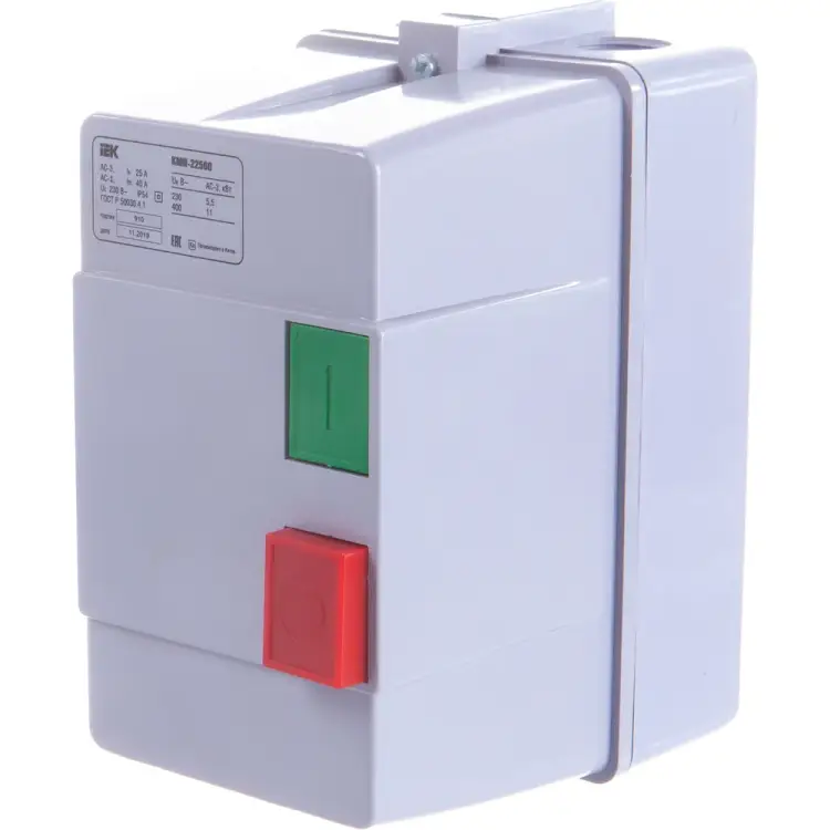 Контактор IEK КМИ-22560 KKM26-025-220-00