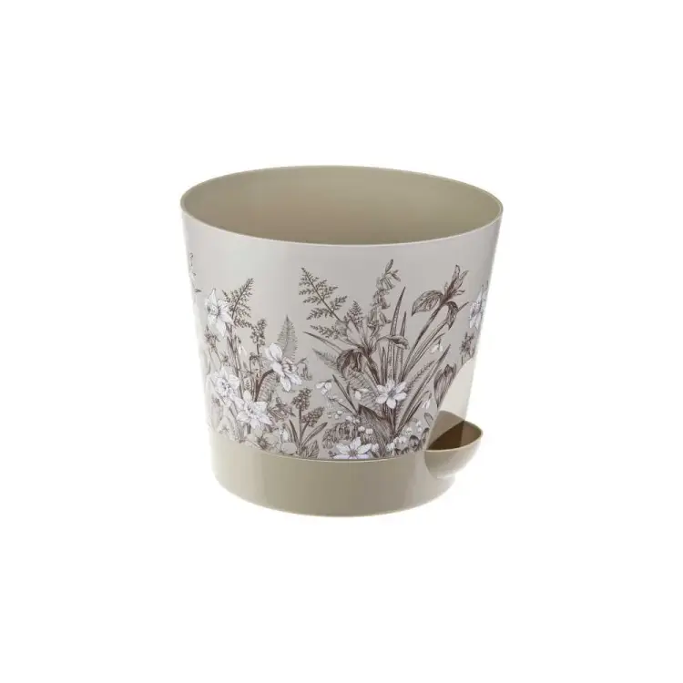 Кашпо IDEA НИКА ДЕКО D180 мм, 2.7 л, с прикорневым поливом М 3078 М 3078 нарциссы