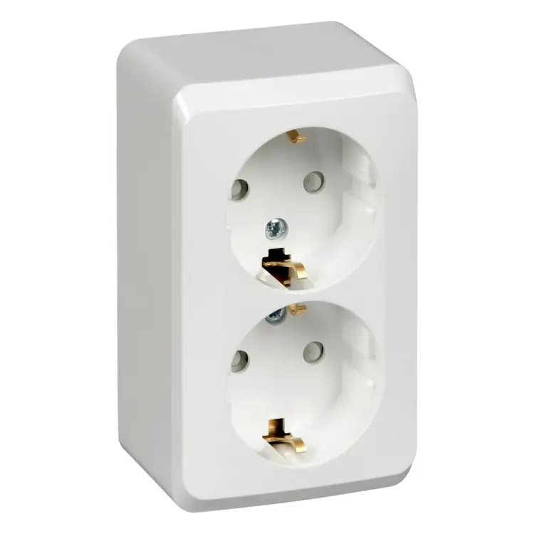 Двухместная розетка Systeme Electric Этюд PA16-008B