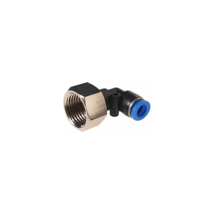 Угловой фитинг для пластиковых трубок Rockforce RF-SPLF08-04(2320)