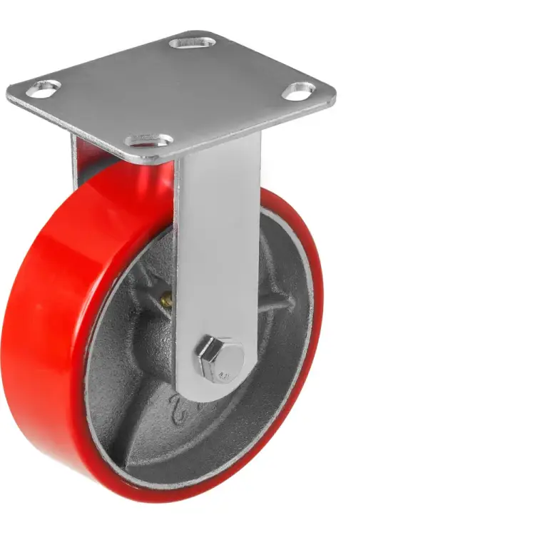 Большегрузное полиуретановое неповоротное колесо А5 FCP 63 1000107