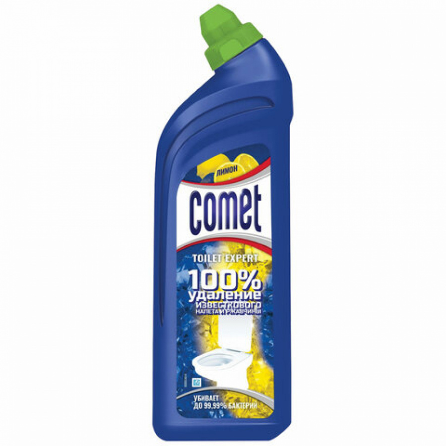 Дезинфицирующее средство для уборки туалета COMET Лимон