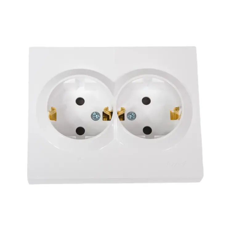 Розетка двойная Lezard 742-0200-178B