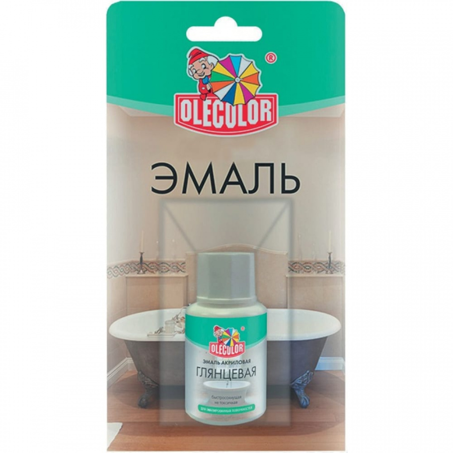 Акриловая эмаль для эмалированных поверхностей Olecolor 4300004198