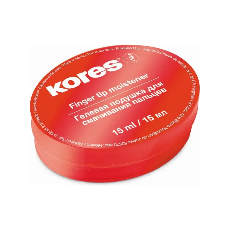Гелевая подушка для смачивания пальцев Kores 32616 72642