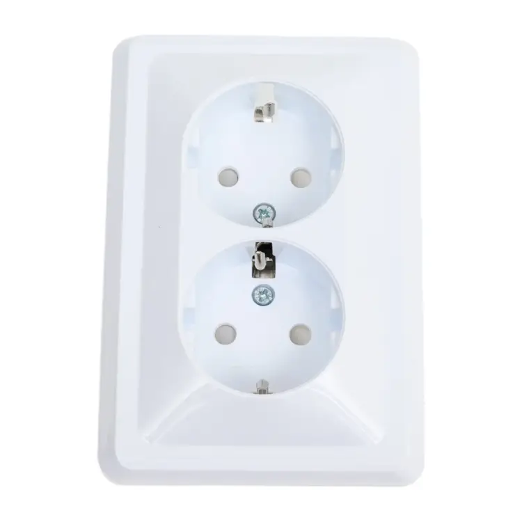Двухместная розетка IEK ВЕГА РСш12-3-ВБ ERV24-K01-16-DM